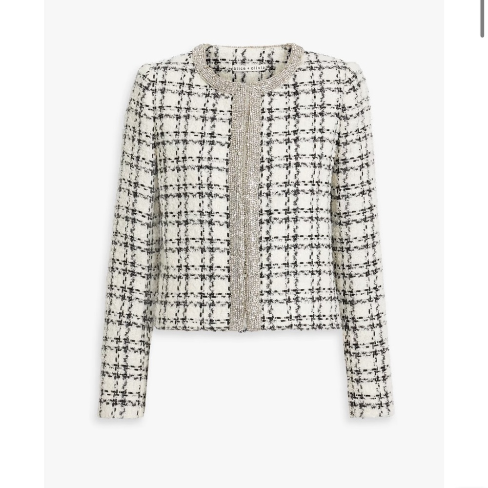 Alice & Olivia Tweed Jacket